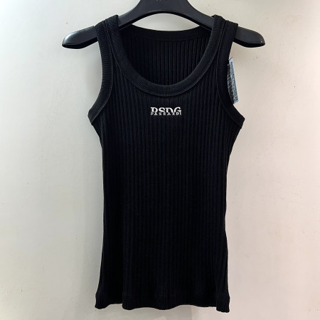 [행복한백화점][파사디]스판 골지 민소매 나시 티셔츠 블랙 여성 P24MTL191M