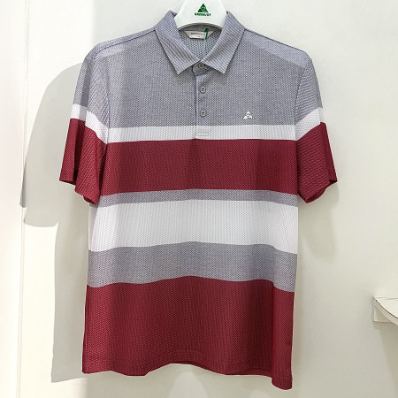 [행복한백화점][그린조이]빅 ST 프린트 반팔 카라 티셔츠 핑크 남성 GS25KY27M