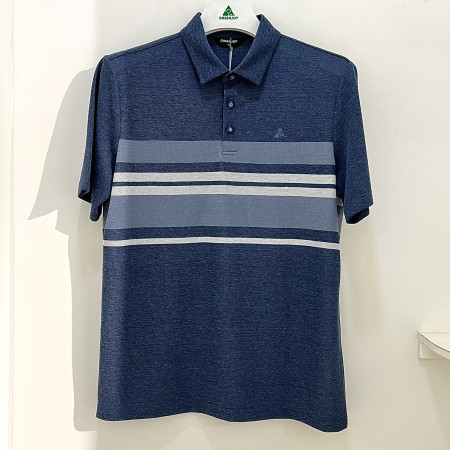 [행복한백화점][그린조이]린넨 뎅깡 ST 반팔 카라 티셔츠 블루 남성 GS25KY24M