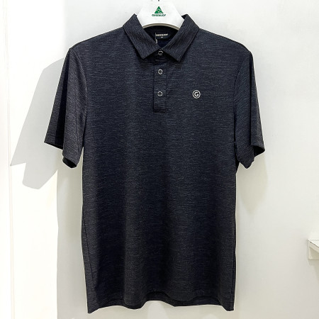 [행복한백화점][그린조이]솔리드 슬러브 반팔 카라 티셔츠 차콜 남성 GS25KY57M