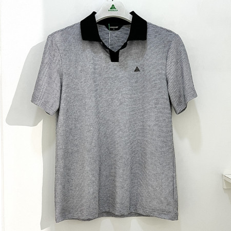 [행복한백화점][그린조이]슬러브 솔리드 반팔 폴라 티셔츠 블랙 남성 GS25KP21M