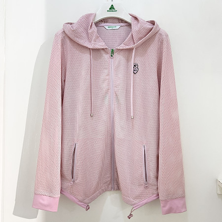 [행복한백화점][그린조이]메쉬 후드 집업 점퍼 핑크 여성 GP23KJ22W 