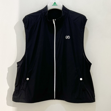 [행복한백화점][그린조이]솔리드 볼륨 베스트 블랙 여성 조끼 GP25WV52W