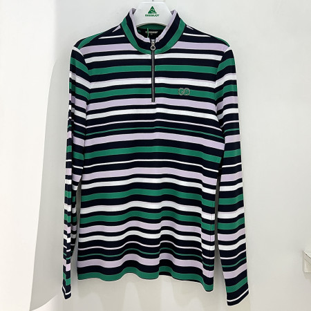 [행복한백화점][그린조이]뎅깡 반지퍼 티셔츠 네이비 여성 GP25KL21W