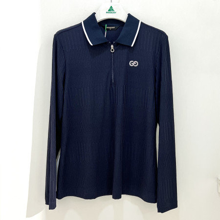 [행복한백화점][그린조이]하프집업 PK 티셔츠 네이비 여성 GP25KP21W