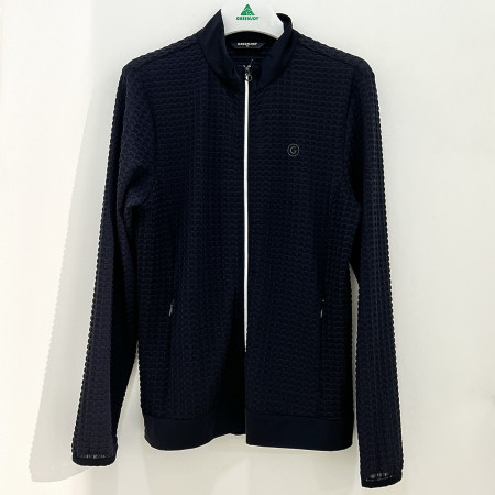 [행복한백화점][그린조이]솔리드 메쉬 집업 점퍼 블랙 여성 GP25KJ61W