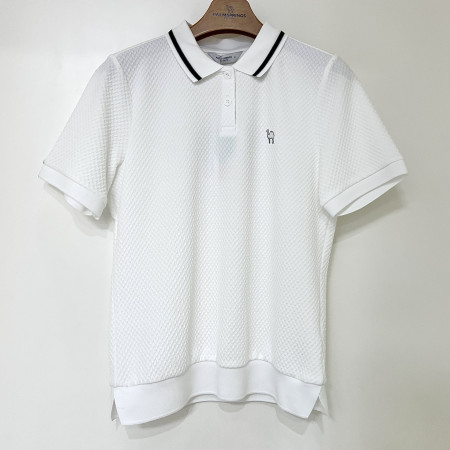 [행복한백화점][팜스프링스]배색라인 반팔 티셔츠 화이트 여성 STSL252284