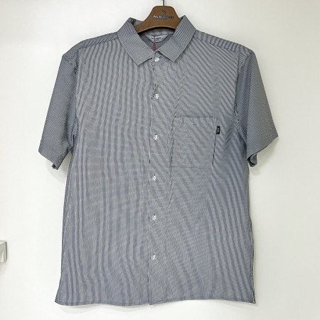 [행복한백화점][팜스프링스]와이드카라 반팔 티셔츠 그레이 남성 SYSM252180