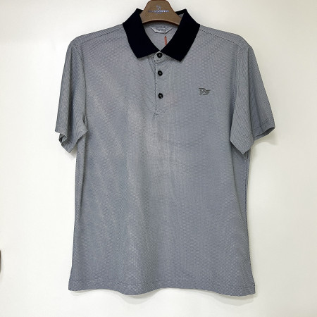 [행복한백화점][팜스프링스]배색 포인트 반팔 카라 티셔츠 네이비 남성 STSM252172