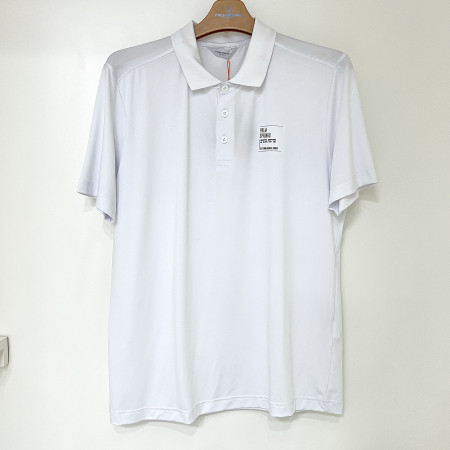 [행복한백화점][팜스프링스]로고 반팔 카라 티셔츠 화이트 남성 STSM252170