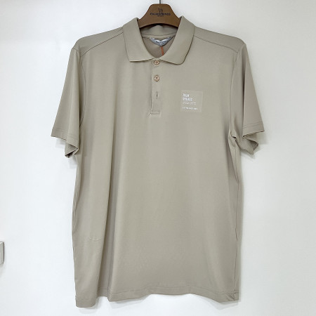 [행복한백화점][팜스프링스]로고 반팔 카라 티셔츠 베이지 남성 STSM252170