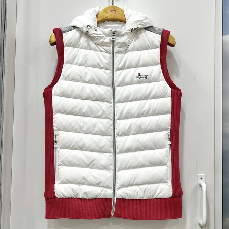 [행복한백화점][루이까스텔]윈터 골프 루카 그래픽 덕다운 베스트 핑크 여성 7LEVT001