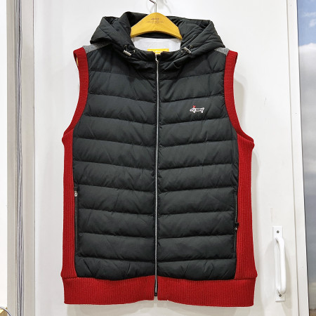 [행복한백화점][루이까스텔]윈터 골프 루카 그래픽 덕다운 베스트 레드 여성 7LEVT001