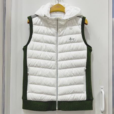 [행복한백화점][루이까스텔]윈터 골프 루카 그래픽 덕다운 베스트 그린 여성 7LEVT001