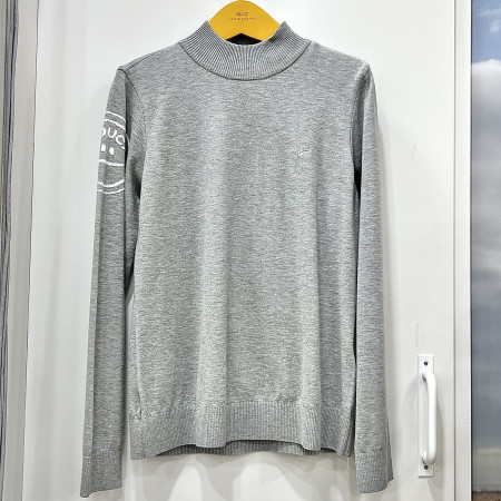 [행복한백화점][루이까스텔]소매 인타샤 반터틀 니트 라이트그레이 여성 7LESW905