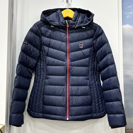 [행복한백화점][루이까스텔]기본핏 경량 구스다운 점퍼 네이비 여성 7LEJP905