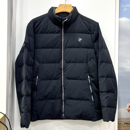 [행복한백화점][루이까스텔]등판 엠보자수 머스코비 덕다운 점퍼 블랙 남성 7MEJP005