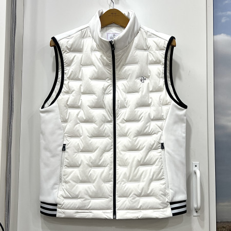 [행복한백화점][루이까스텔]튜브 루카프린트 덕다운 베스트 화이트 남성 7MEJP903