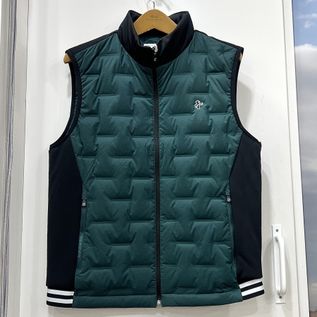 [행복한백화점][루이까스텔]튜브 루카프린트 덕다운 베스트 그린 남성 7MEJP903