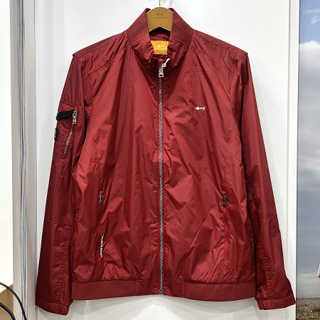 [행복한백화점][루이까스텔]일본소재 에리밑단 시보리 점퍼 레드 남성 7MEJP901