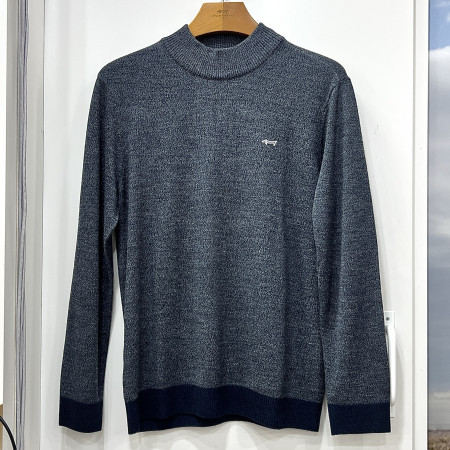 [행복한백화점][루이까스텔]솔리드 반터틀 스웨터 네이비 남성 7MESW905