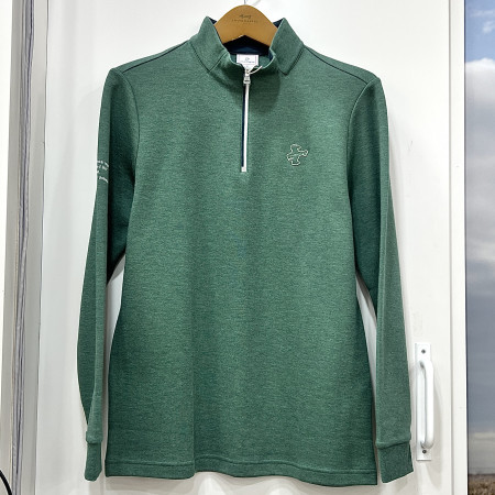 [행복한백화점][루이까스텔]C/P PK 볼륨자수 하프 집업 티셔츠 그린 남성 7METS912