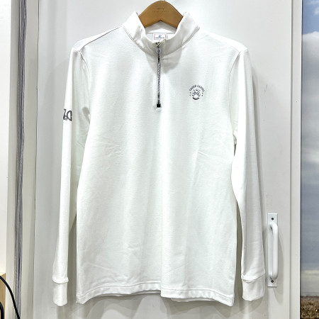 [행복한백화점][루이까스텔]소매 후로피 프린트 반터틀 티셔츠 화이트 남성 7METS911