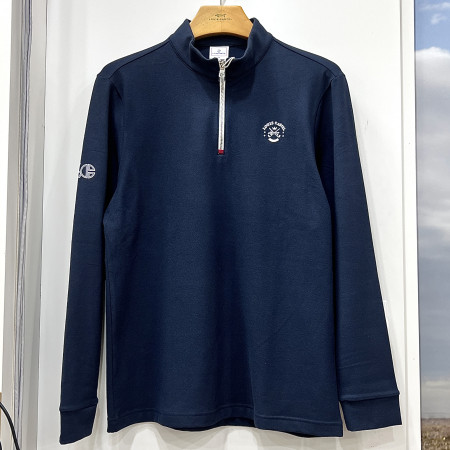 [행복한백화점][루이까스텔]소매 후로피 프린트 반터틀 티셔츠 네이비 남성 7METS911