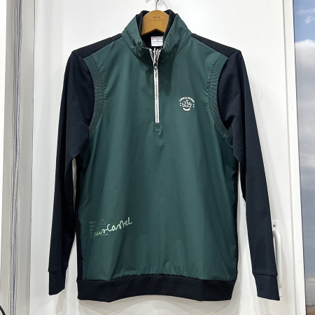 [행복한백화점][루이까스텔]우븐 홑겹 2중에리 반터틀 티셔츠 카키 남성 7METS913