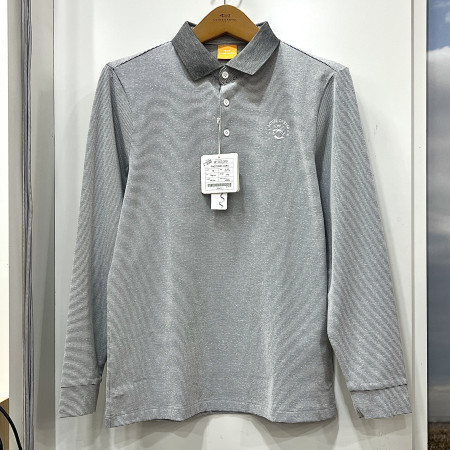 [행복한백화점][루이까스텔]기모 스트라이프 3도배색 YOKO 티셔츠 아이보리 남성 7METS909