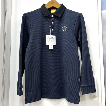 [행복한백화점][루이까스텔]기모 스트라이프 3도배색 YOKO 티셔츠 블랙 남성 7METS909