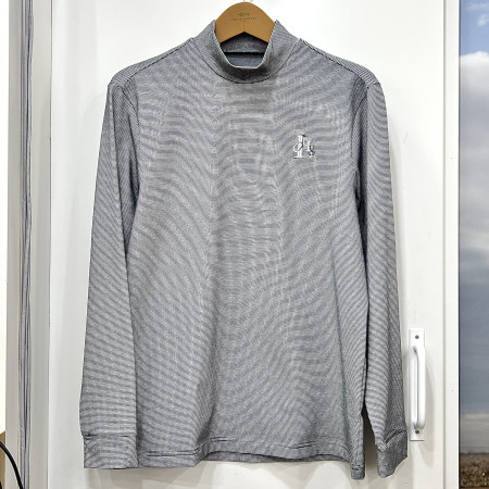 [행복한백화점][루이까스텔]기모 스트라이프 반터틀 티셔츠 블랙 남성 7METS908