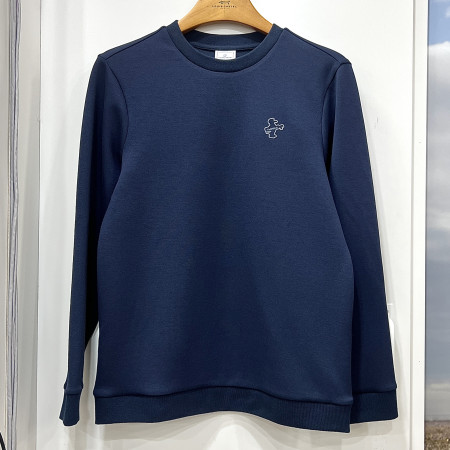 [행복한백화점][루이까스텔]뒷판 아이루카 로고 프린트 라운드 티셔츠 네이비 남성 7METS905