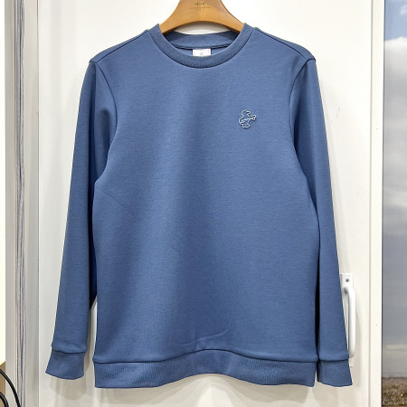 [행복한백화점][루이까스텔]뒷판 아이루카 로고 프린트 라운드 티셔츠 다크블루 남성 7METS905