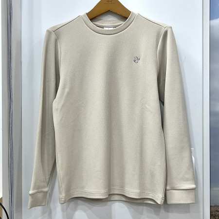 [행복한백화점][루이까스텔]FW 기모 아이루카 라운드 티셔츠 베이지 남성 7GDTS001