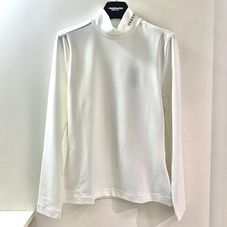 [행복한백화점][파사디]기본 기모 하이넥 티셔츠 오프화이트 여성 P24ATPF10H