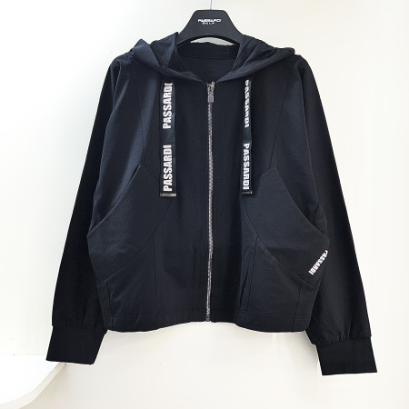 [행복한백화점][파사디]변형포켓 후드 티점퍼 블랙 여성 P25STJ141M