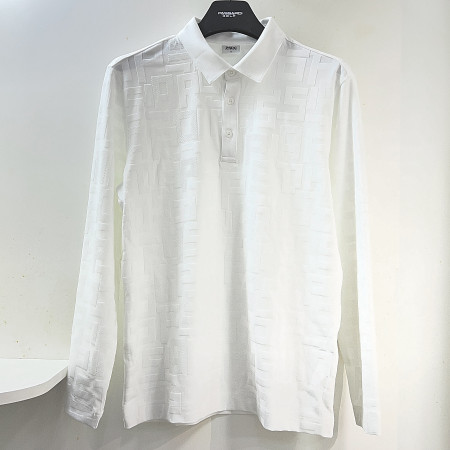 [행복한백화점][파사디]로고변형패턴 자카드 제에리 티셔츠 화이트 남성 Q25STY032M