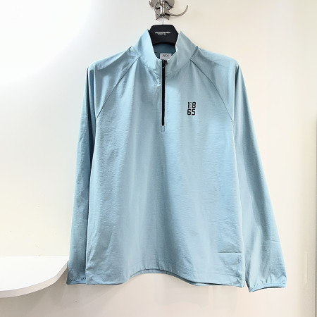 [행복한백화점][파사디]레글런 기본 반집업 티셔츠 그레이시블루 남성 Q25STP001M