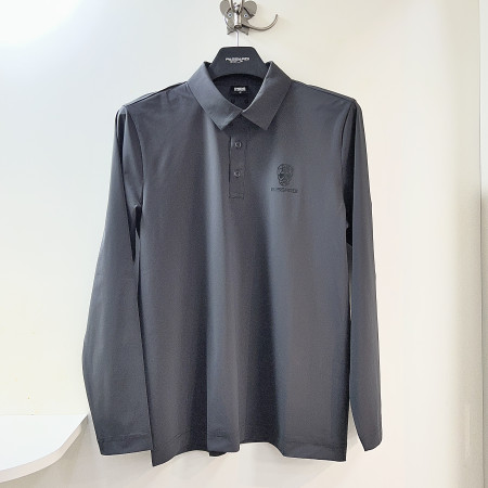 [행복한백화점][파사디]뒷판 웰딩 타공 제에리 티셔츠 차콜그레이 남성 Q25STY031X