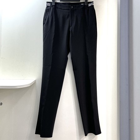 [행복한백화점][파사디]로고 레터링 밴드 일자핏 팬츠 블랙 남성 Q25SSL401M