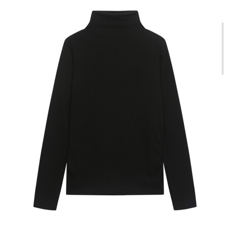 [행복한백화점][SI]리브드 조직 모크넥 티셔츠   SJIBY2821