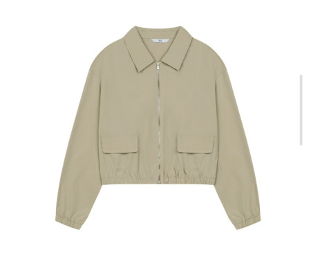 [행복한백화점][SI]밴딩 블루종 카라 점퍼   SLMAI1136