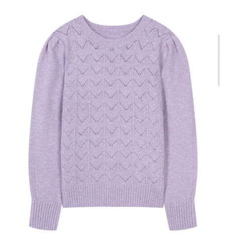 [행복한백화점][SI]시퀸짜임 퍼프 슬리브 풀오버   SJUCX2938