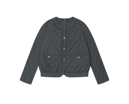 [행복한백화점][SI]라운드넥 버튼 덕다운 점퍼  SLDJX2162