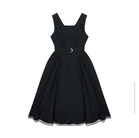 [행복한백화점][SI]슬리브리스 벨티드 A라인 원피스