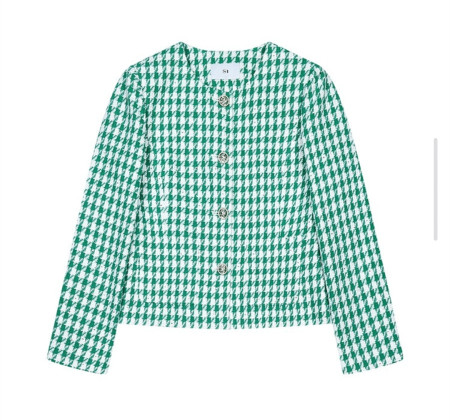 [행복한백화점][SI]금장 하운드투스 체크 자켓  SKJAB2103