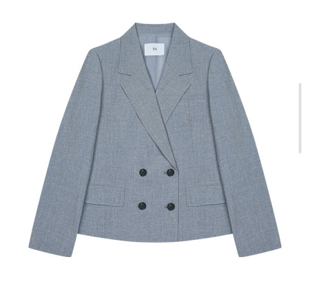 [행복한백화점][SI]체크 더블버튼 정장자켓  SKJAD1116