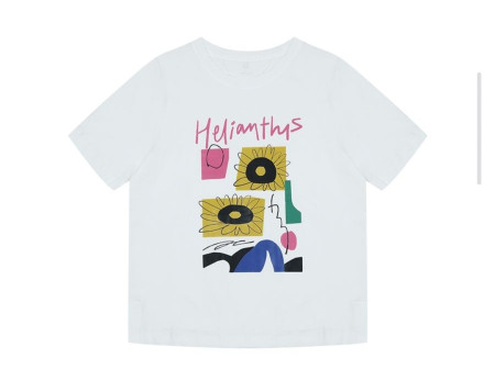 [행복한백화점][SI]드로잉 프린트 반팔 티셔츠  SKIBD2808