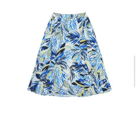 [행복한백화점][SI]드로잉 프린팅 핀턱 스커트  SKSAD2331